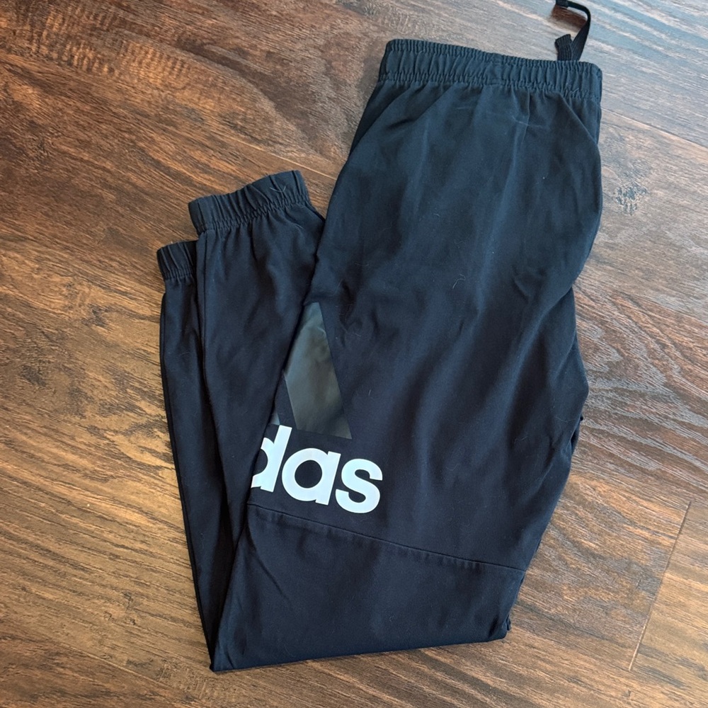 Adidas Black Jogger Pants with Logo